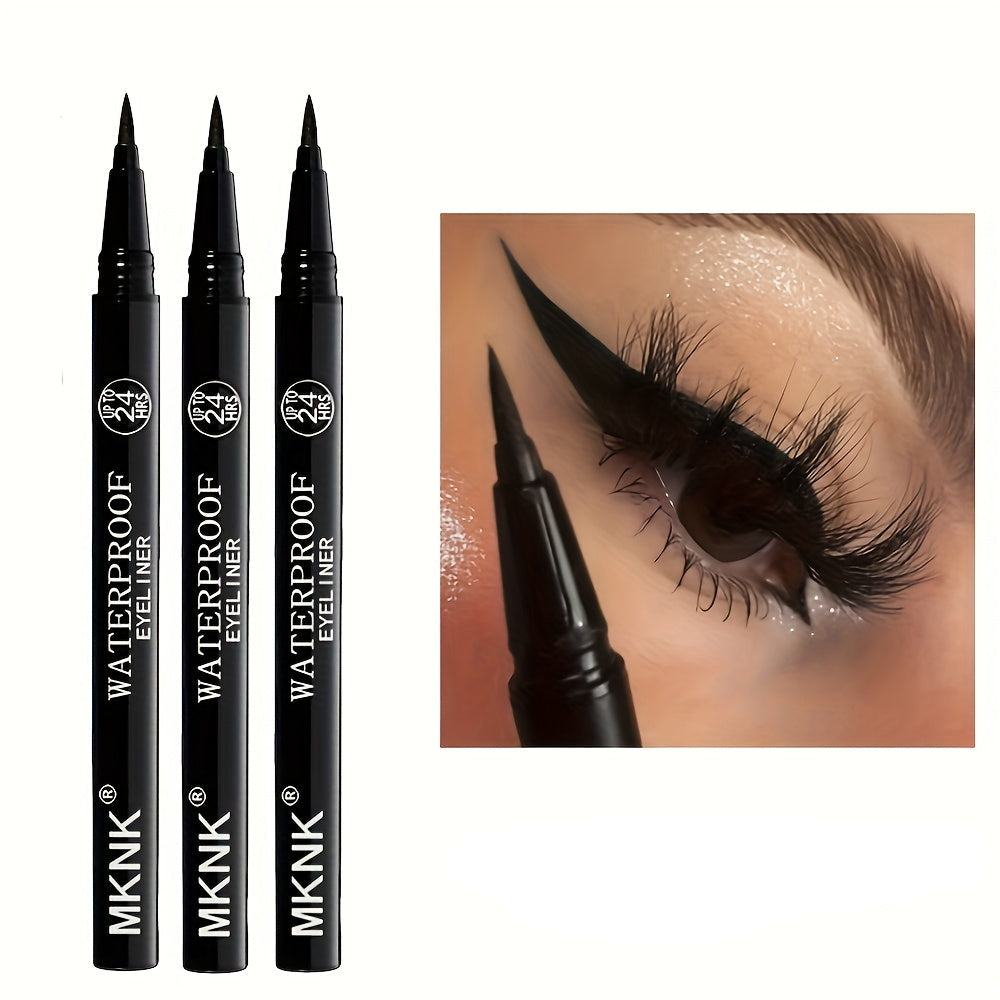 Kit Delineador Líquido 3 Peças à Prova D’Água