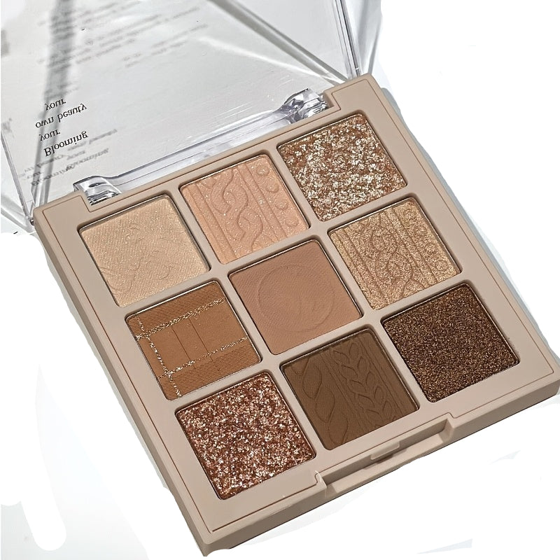 Paleta de Sombra 9 Cores Tons Neutros